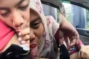Ukhti Hijab Cantik Pasrah Servis Mobil Mobil poster